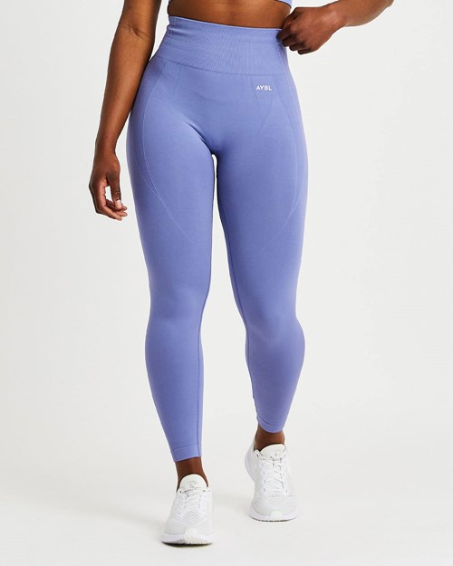 AYBL Balance V2 Seamless Leggings Blå | HXZIGJ-972