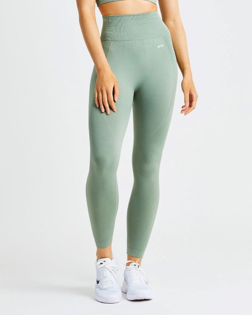 AYBL Balance V2 Seamless Leggings Olivengrønne Grønn | OFEGDZ-362