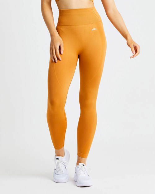 AYBL Balance V2 Seamless Leggings Oransje | VZSRBX-587