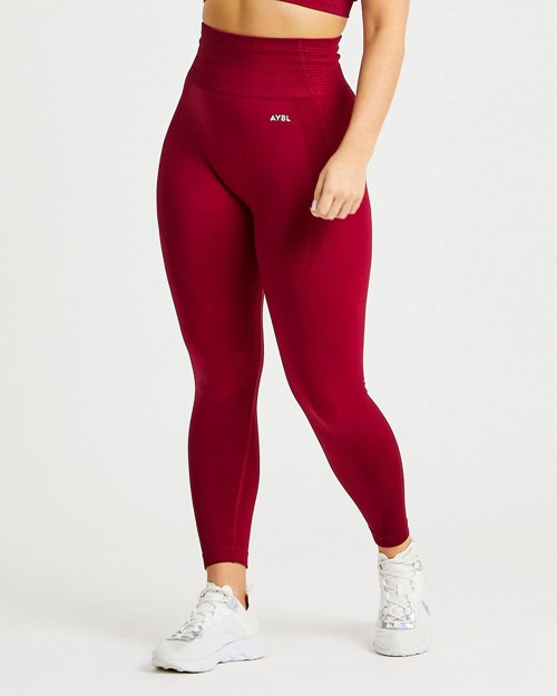AYBL Balance V2 Seamless Leggings Rød | HFOCTS-612