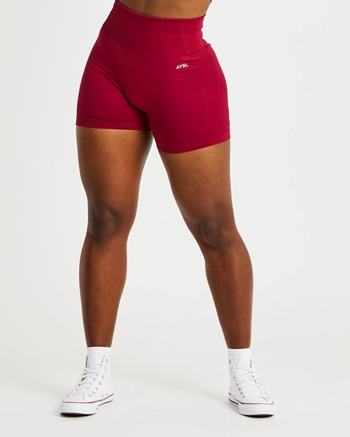 AYBL Balance V2 Seamless Shorts Rød | ZQPYHF-738