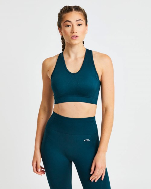 AYBL Balance V2 Seamless Sports Bra Grønn | KYMXGQ-132