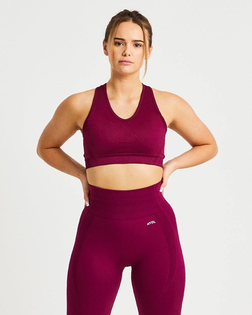AYBL Balance V2 Seamless Sports Bra Lilla | DRHSLC-891