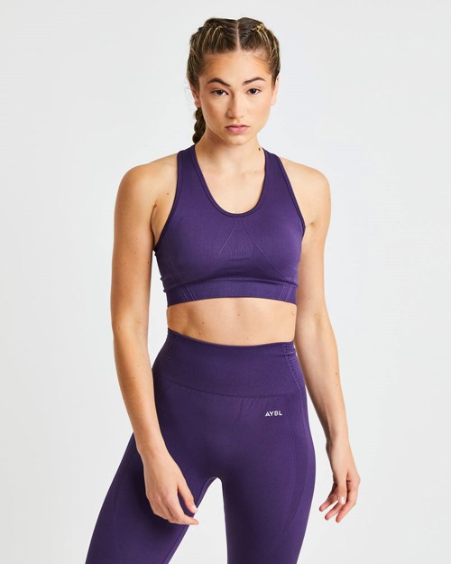 AYBL Balance V2 Seamless Sports Bra Lilla | SZIBKD-418
