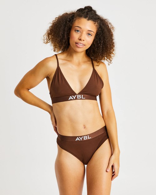 AYBL Bomull Bra Brune | YAHBMF-043