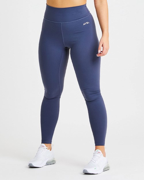 AYBL Core Leggings Marineblå Blå | TCBOKV-145