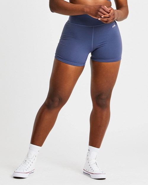 AYBL Core Shorts Marineblå Blå | YDOXSF-870