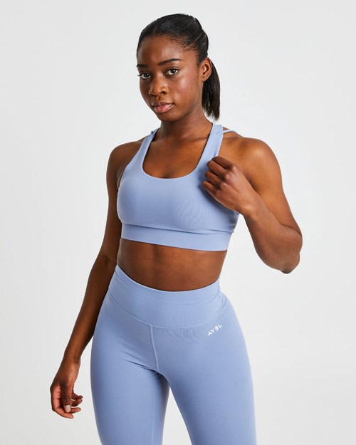 AYBL Core Sports Bra Blå | BZCXKG-104