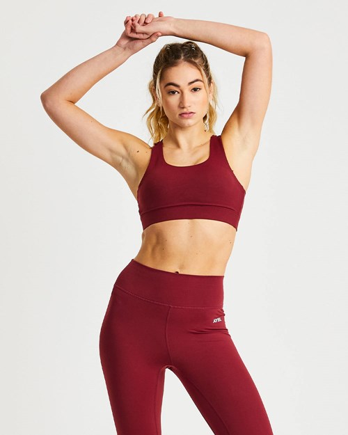 AYBL Core Sports Bra Mauve Wine | YAIOBR-825
