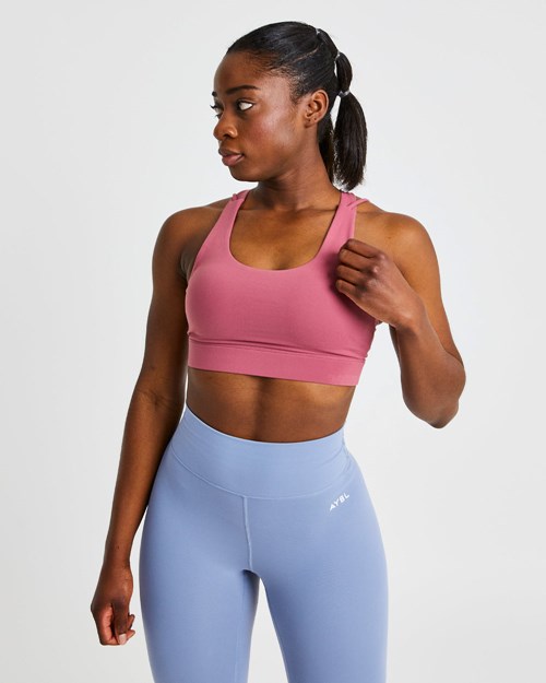 AYBL Core Sports Bra Rød | FQWUBP-387