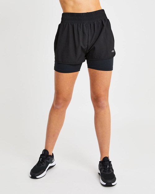 AYBL Define Shorts Svarte | QWLUDS-439