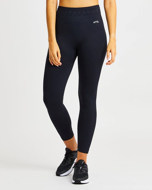 AYBL Elevate Seamless Leggings Svarte | YCSJKN-157