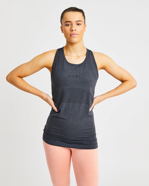 AYBL Embrace Seamless Vest Svarte | BRIZWD-924