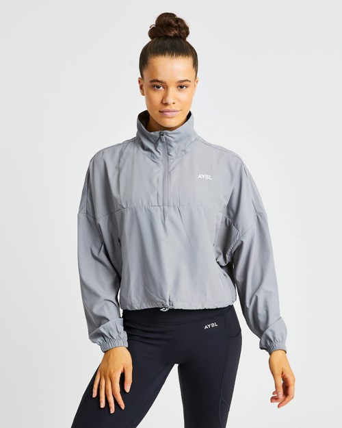 AYBL Everyday 1/2 Zip Pullover Charcoal | GWTSQK-521