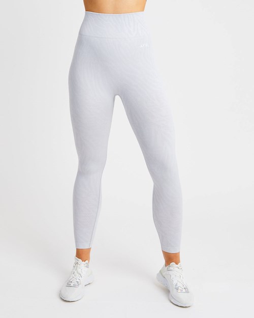 AYBL Evolve Animal Seamless Leggings Lyse Grå | GFMTSA-681