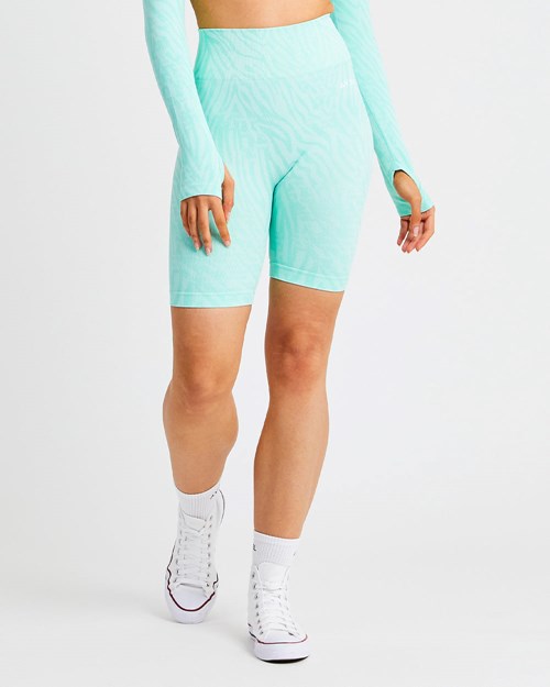 AYBL Evolve Animal Seamless Shorts Mint Grønn | XGNDUK-035