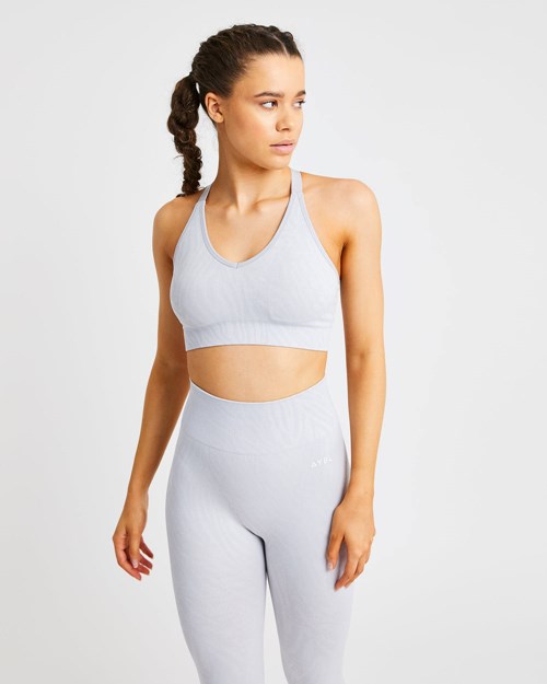 AYBL Evolve Animal Seamless Sports Bra Lyse Grå | XKYATS-148
