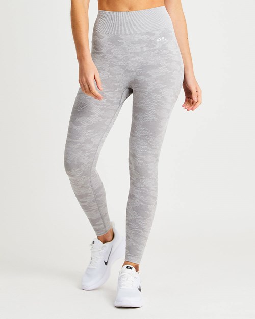 AYBL Evolve Camo Seamless Leggings Grå | TKNIWV-973