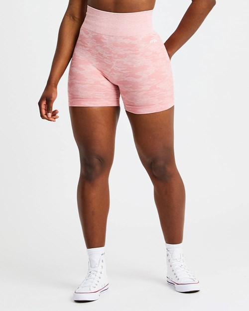 AYBL Evolve Camo Seamless Shorts Rosa | CPJGVF-827