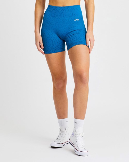 AYBL Evolve Speckle Seamless Shorts Blå | NPVZGR-382