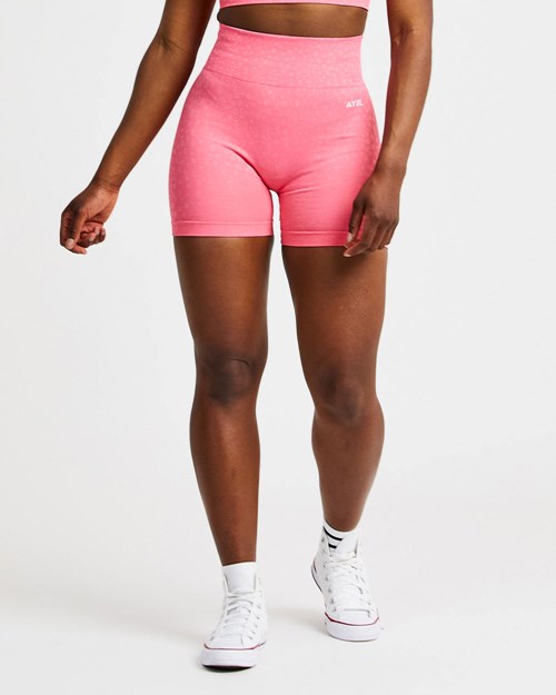 AYBL Evolve Speckle Seamless Shorts Korall Rosa | CEZMWH-809