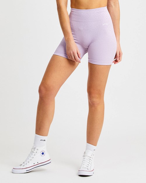 AYBL Evolve Speckle Seamless Shorts Lilac | WTVPFR-893