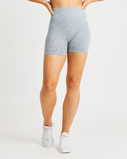 AYBL Evolve Speckle Seamless Shorts Lyse Grå | FIJHMG-215
