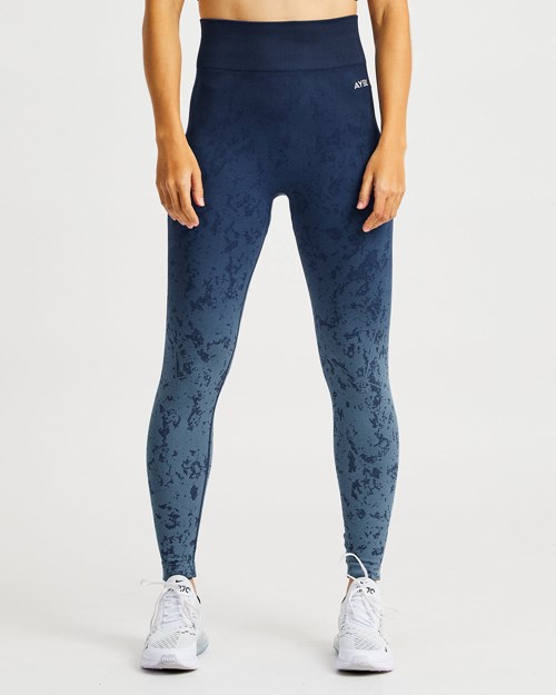 AYBL Flare Seamless Leggings Blå | NFOZIJ-709