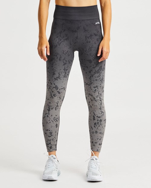 AYBL Flare Seamless Leggings Grå | PDVHCU-915