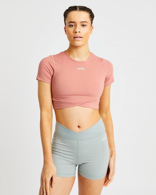AYBL Flow Crop Top Rosa | LRECMY-426