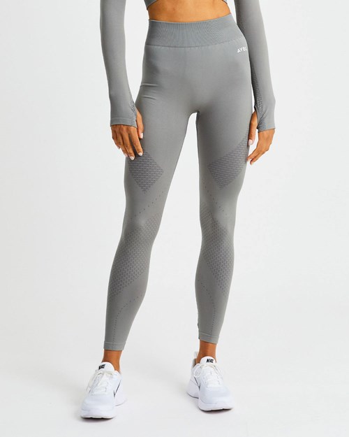 AYBL Ignite Seamless Leggings Grå | GZUCJN-730