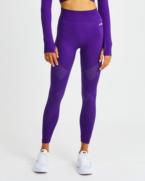 AYBL Ignite Seamless Leggings Lilla | DMZJNS-524