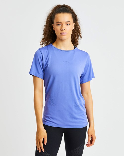 AYBL Ignite T Shirt Blå | QNDHPB-630