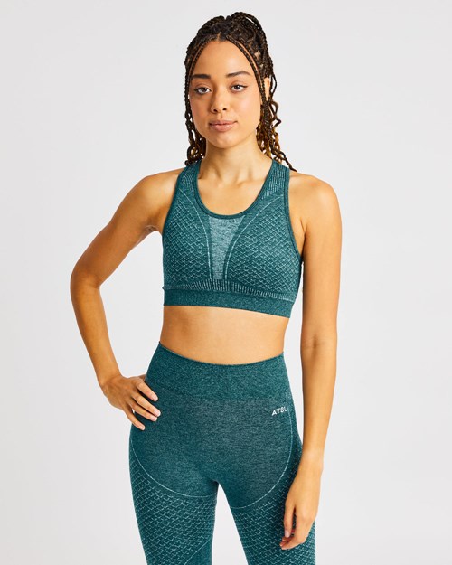 AYBL Impact Seamless Sports Bra Grønn | GPSREK-123