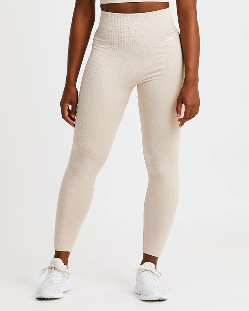 AYBL Luxe Seamless Leggings Sand | LXCEBP-581