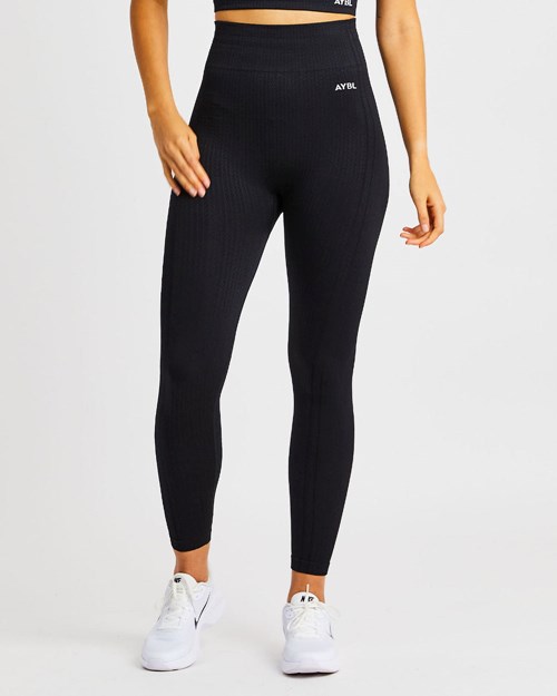 AYBL Luxe Seamless Leggings Svarte | TBYQXW-750