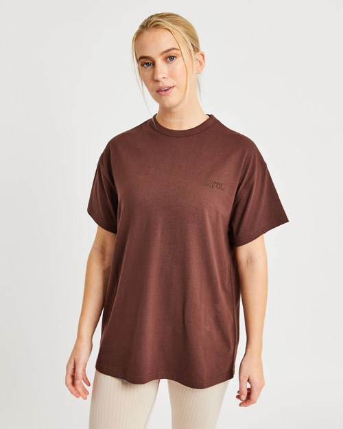AYBL Luxe T Shirt Brune | LAVBCT-985