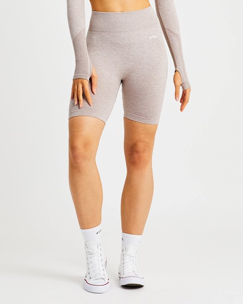 AYBL Motion Seamless Cycling Shorts Beige | IGNBWT-718