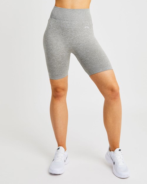 AYBL Motion Seamless Cycling Shorts Khaki | FRDIEX-647