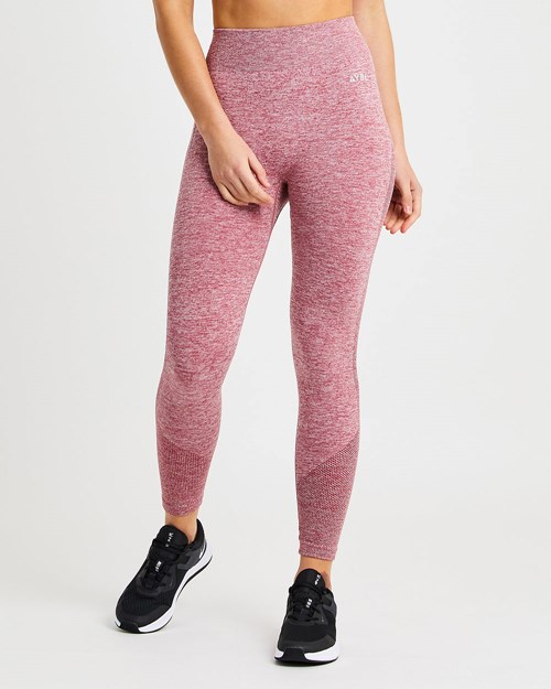 AYBL Motion Seamless Leggings Rød | YQEMOA-864