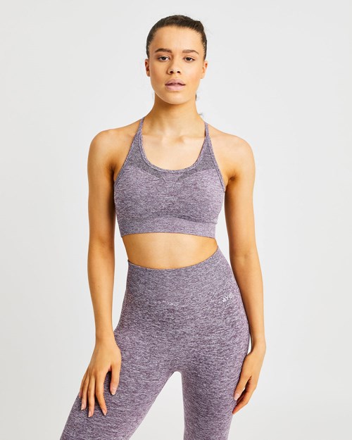 AYBL Motion Seamless Sports Bra Lilla | YHZNJT-329