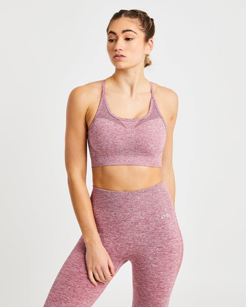 AYBL Motion Seamless Sports Bra Rød | UZMVIR-628