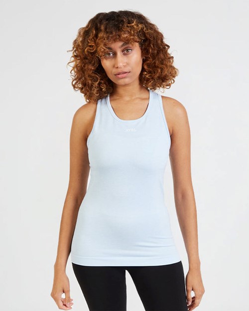 AYBL Motion Seamless Vest Blå | MZYRPS-794