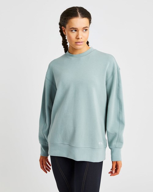 AYBL Oversized Jumper Grønn | GCVJFA-652