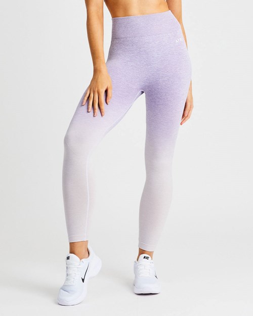 AYBL Pulse Ombré Seamless Leggings Lilac | ZCDPKJ-128