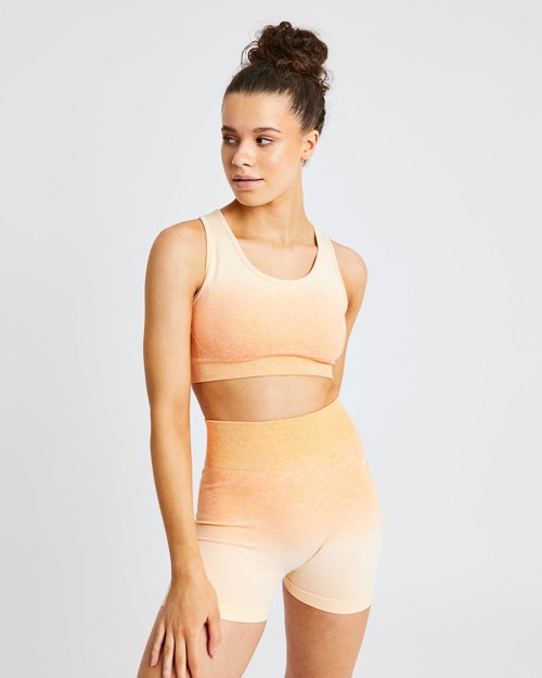 AYBL Pulse Ombré Seamless Sports Bra Oransje | ATHQFY-572