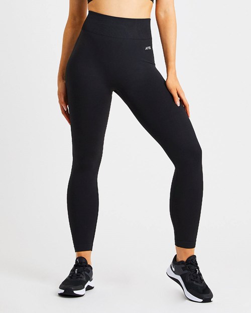 AYBL Pulse Seamless Leggings Svarte | QNVWYI-496
