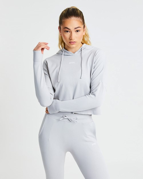AYBL Recovery Hoodie Lyse Grå | JHAUWQ-062