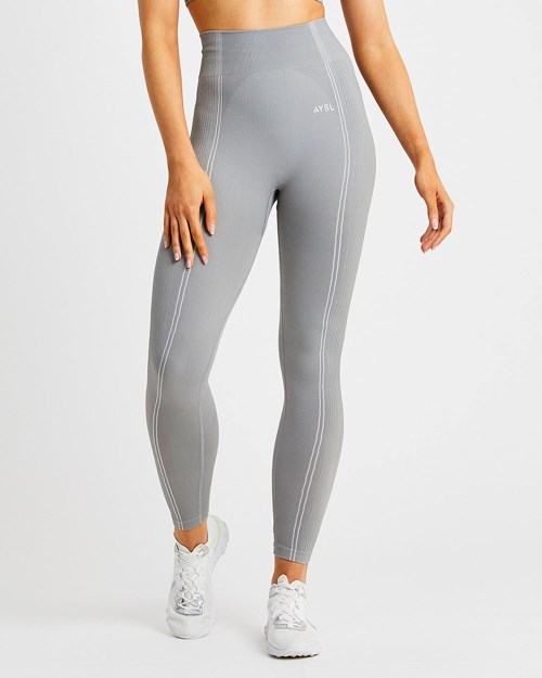 AYBL Reflex Seamless Leggings Grå | YOILJR-714
