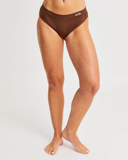 AYBL Seamless Hipsters Brune | PNIMUO-475
